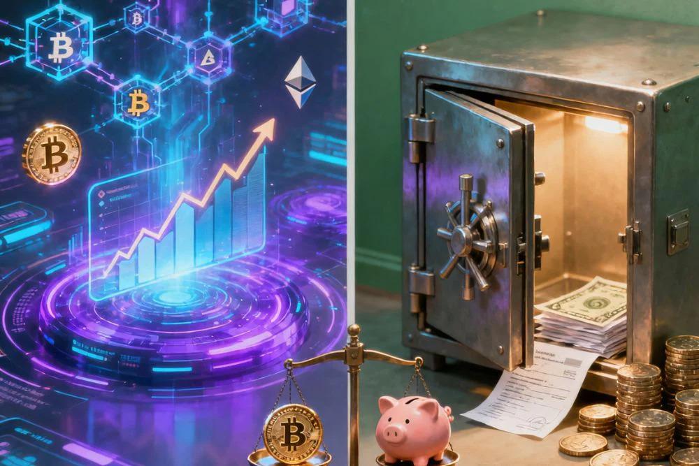Gửi tiết kiệm crypto khác gì gửi tiết kiệm ngân hàng truyền thống?